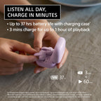 Sony LinkBuds Clip Open-Ear Truly Wireless Earbuds Clip-On Design, Black