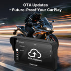 Carpuride W602 6.25" Motorcycle CarPlay Android Auto Screen GPS Navigation
