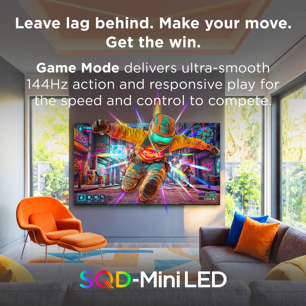TCL 55 Inch QM7L Series SQD-Mini LED QLED 4K Smart Google TV 55QM7L, 144Hz