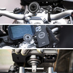 SP CONNECT Moto Bundle II with Anti Vibrations Module| SPC+ | Compatible with for Samsung S23 Ultra| Motorcycle Phone Mount |Phone Mount for Motorcycle Handlebars | Cell Phone Holder
