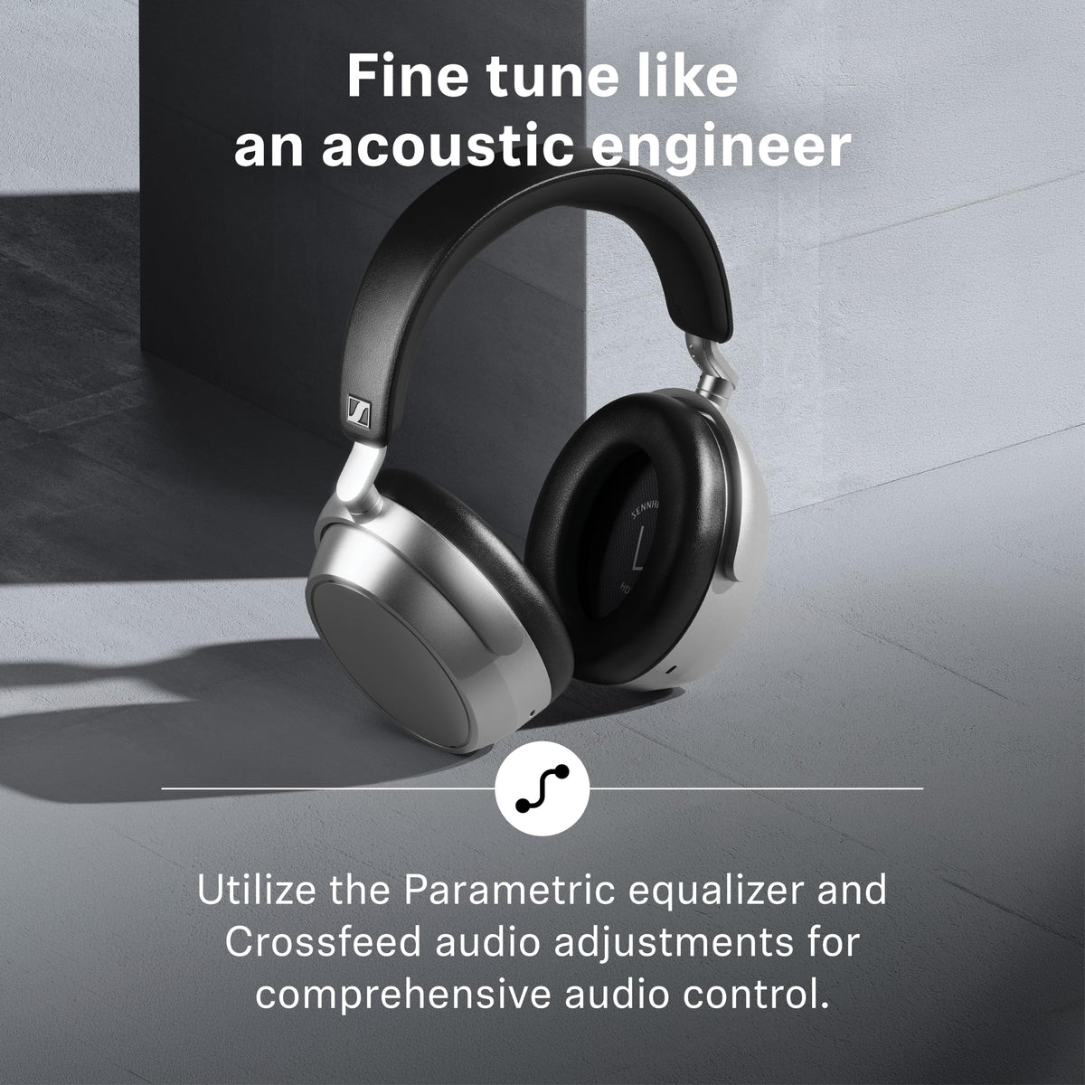 Sennheiser HDB 630 Wireless Headphones incl. Hi-Res BT Dongle, Lunar Silver