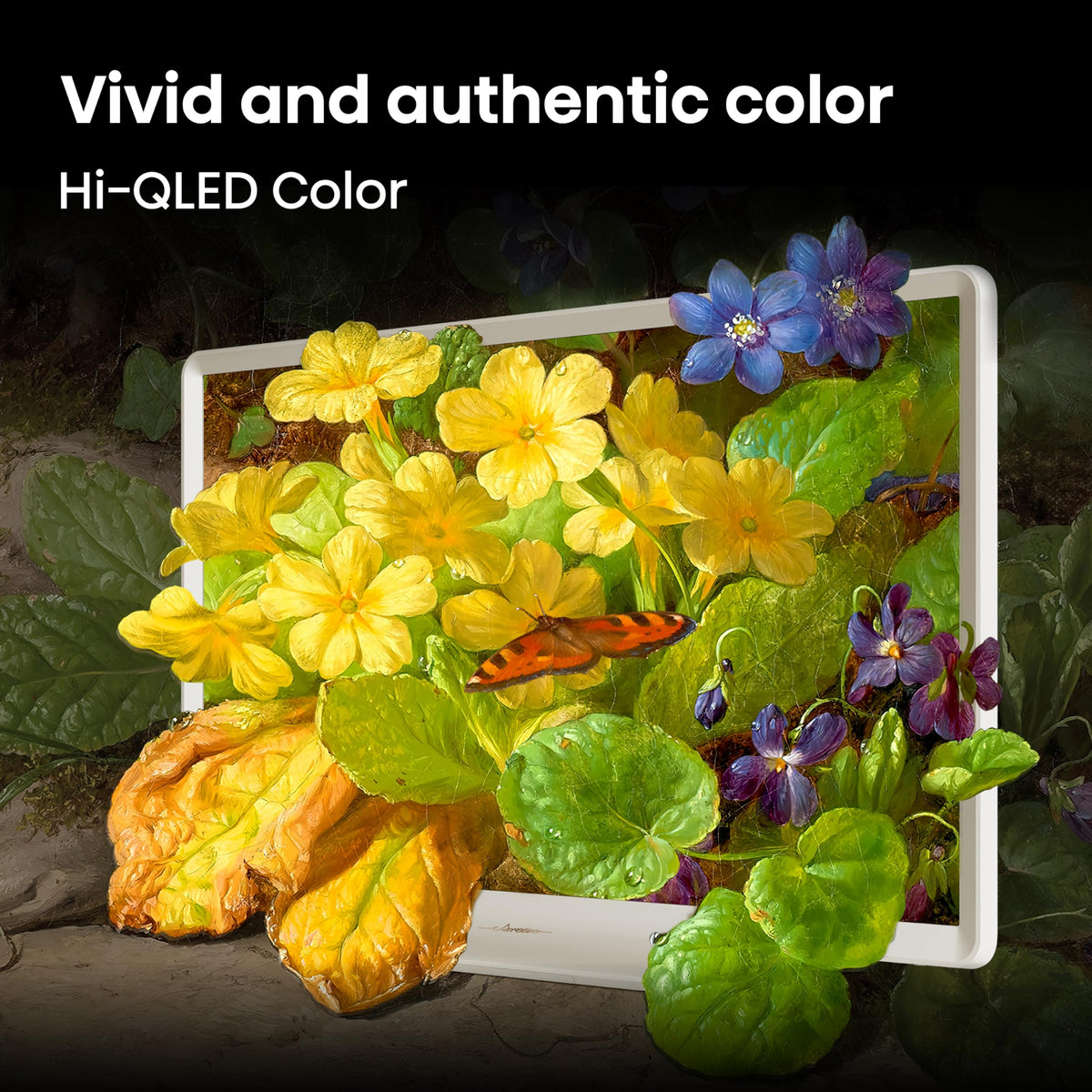 Hisense 43-Inch S5 DécoTV Series Hi-QLED 4K UHD Smart Fire TV (43S5QF, 2026 Model) – Versatile Fit, Hi‑QLED Color, Dolby Vision & Atmos, VRR Gaming, Stream Live TV Without Cable