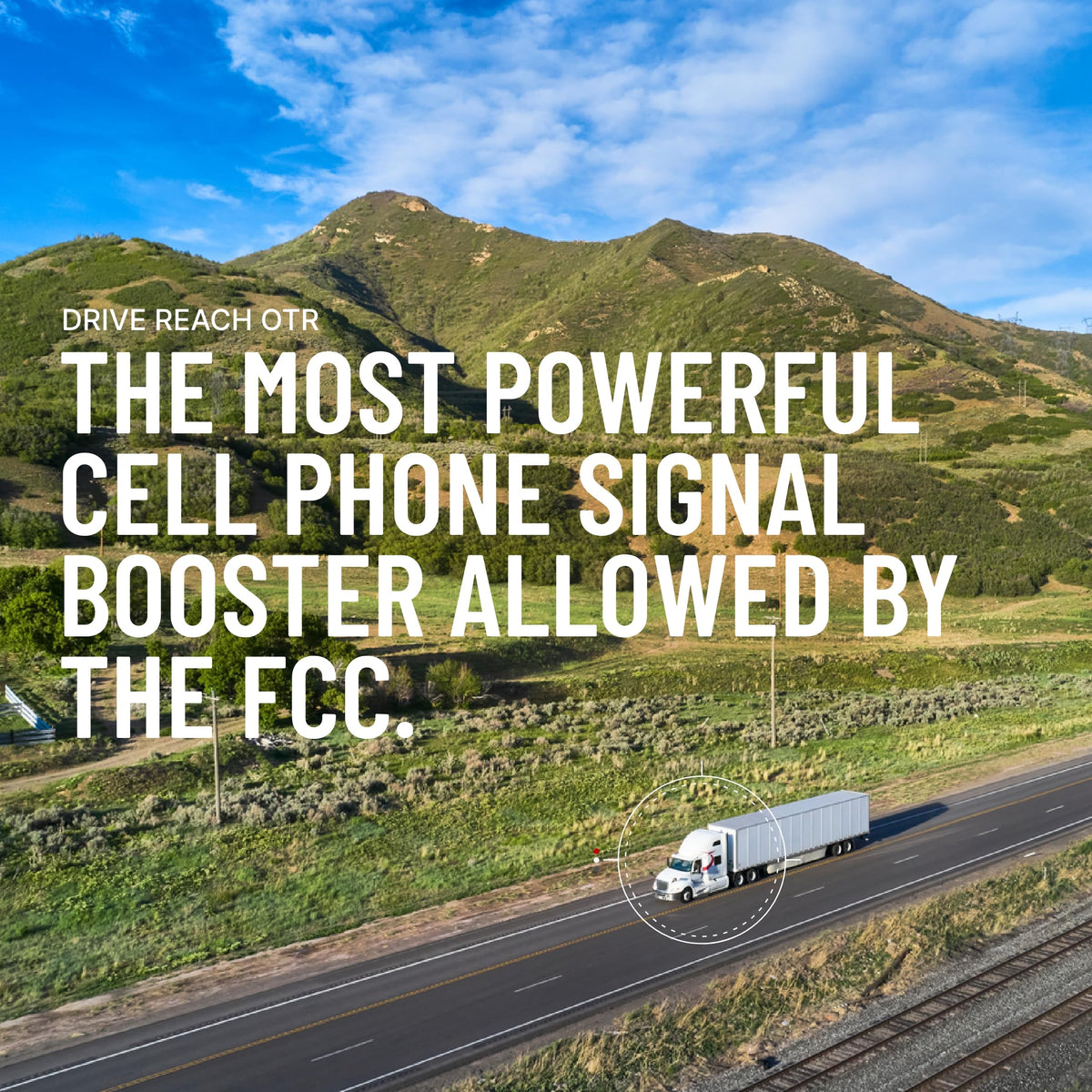 weBoost Drive Reach OTR Cell Phone Signal Booster for Trucks & Semis | Boosts 5G & LTE | FCC Approved | Made in The USA