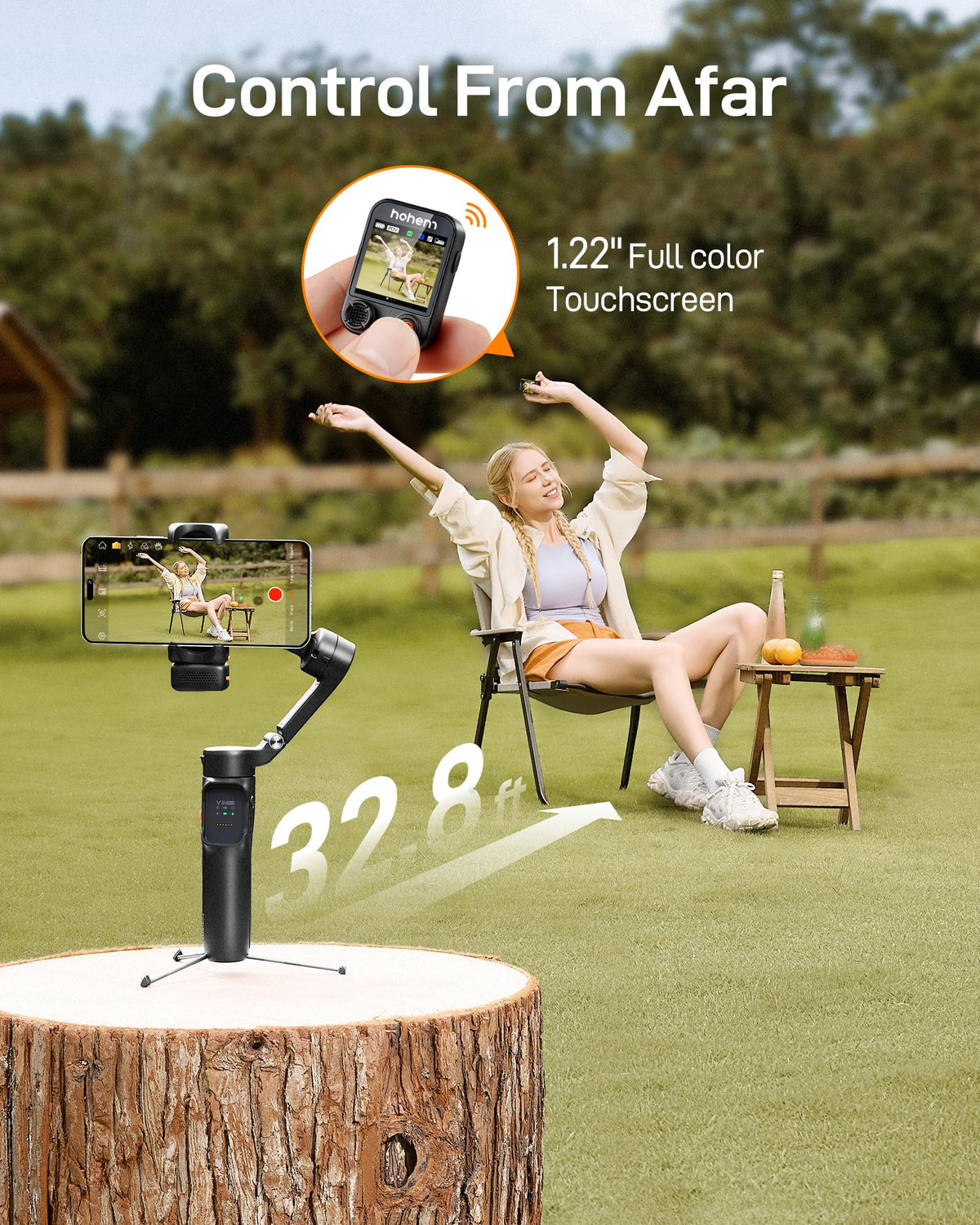 hohem iSteady V3 Ultra 3-Axis Gimbal Stabilizer for iphone & Android