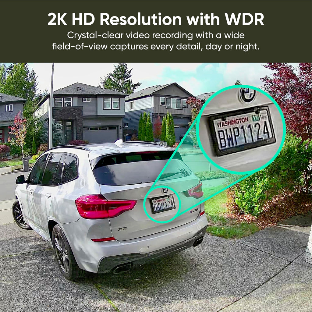 WYZE Solar Cam Pan, 2K Security Cameras Wireless Outdoor,（4-Pack）