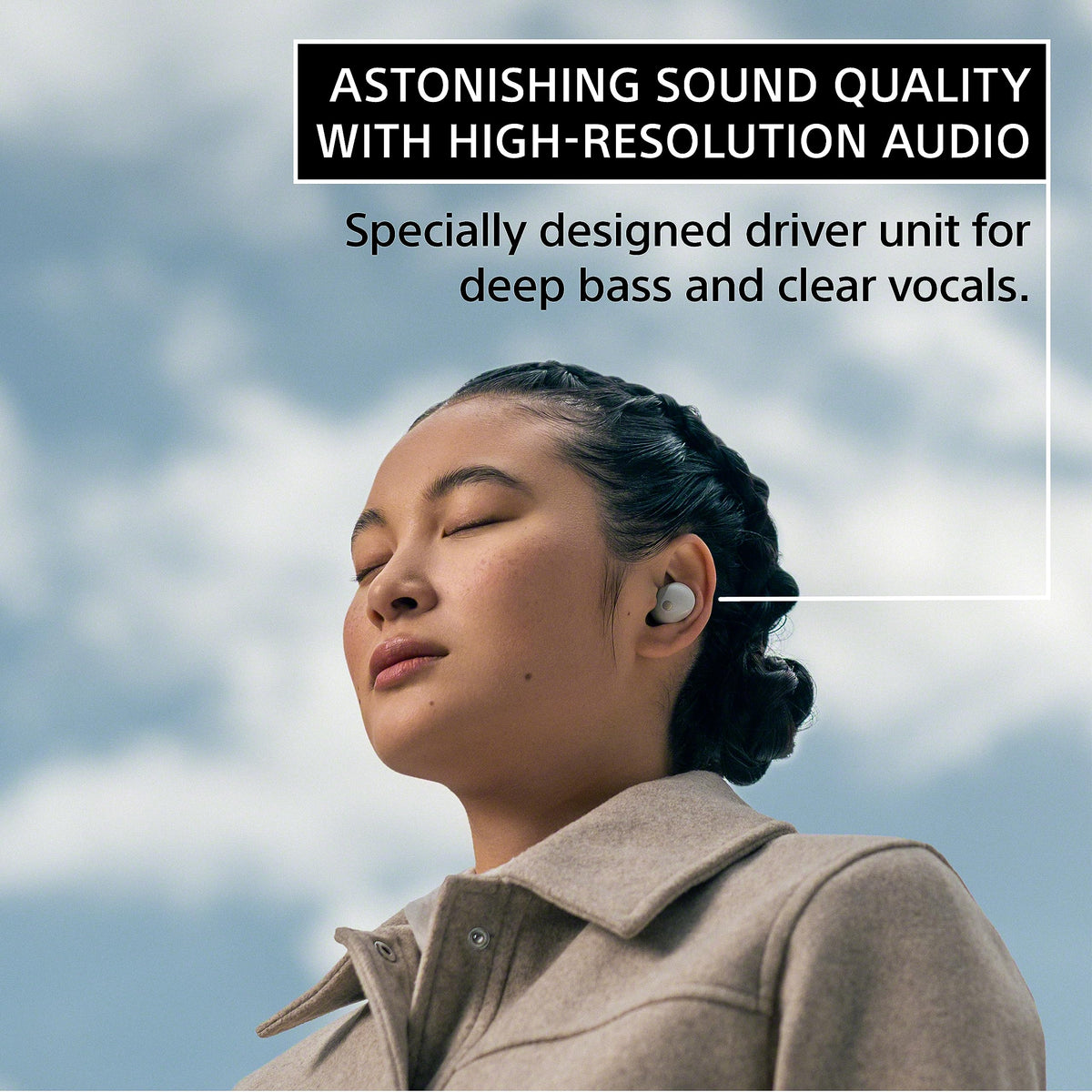 Sony WF-1000XM5 Premium Noise Cancelling Truly Wireless Earbuds, Black