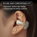 Sony LinkBuds Clip Open-Ear Truly Wireless Earbuds Clip-On Design, Black