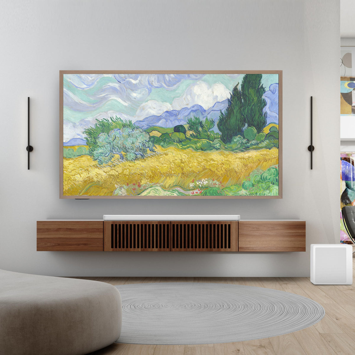 Hisense 55“ Hi-QLED S7 CanvasTV Series 4K UHD Art Google Smart TV (55S7SG, 2026 New) - 144Hz, Art Mode, Anti-Glare Panel, Dolby Vision HDR, Hi-Matte Display, Frame & UltraSlim Wall Mount Included
