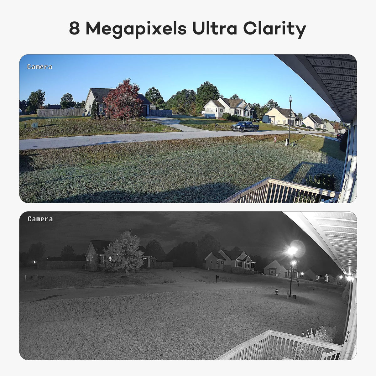 ONWOTE 8 Channel 4K NVR Security Camera System, 6X 8MP 125° PoE IP Cameras